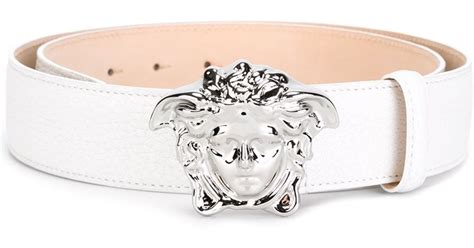 versace medusa head belt mens|white versace belt medusa head.